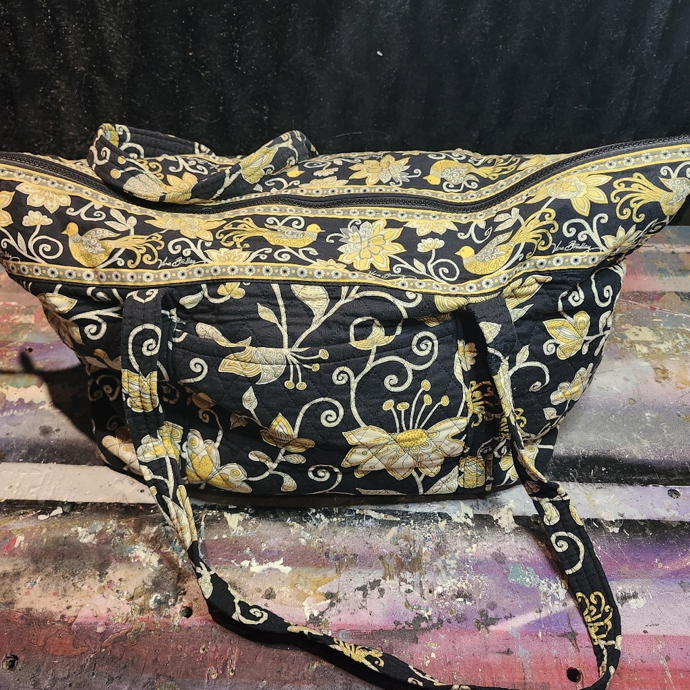 Used Vera Bradley weekender ...pockets Inside And Out